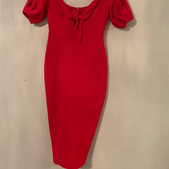 NOOKIE - off the shoulder midi dress - Picture 2 of 7